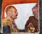 Walter Sickert King George V and Queen Mary France oil painting artist